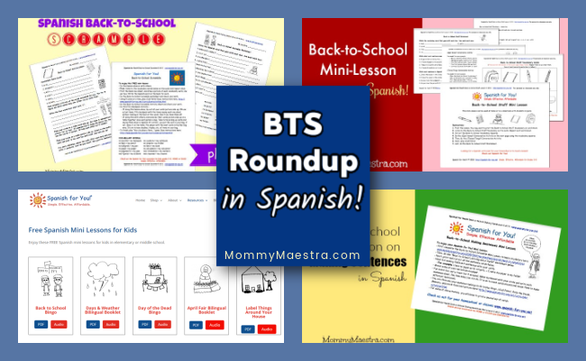 Back-to-School Roundup of Spanish Activities