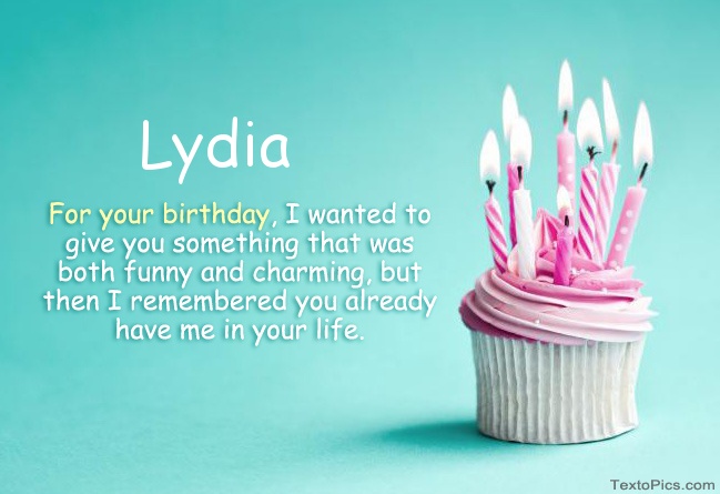 happy birthday lydia images