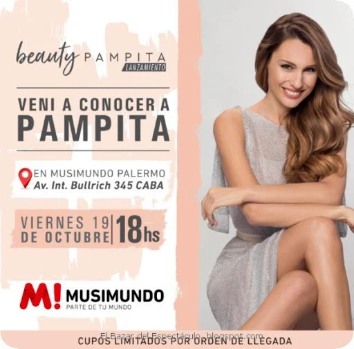 Pampita presentará en exclusiva su primera línea de belleza en Musimundo.jpeg