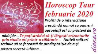 Horoscop februarie 2020 Taur 