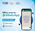 SBI Whatsapp Banking Service Start Now