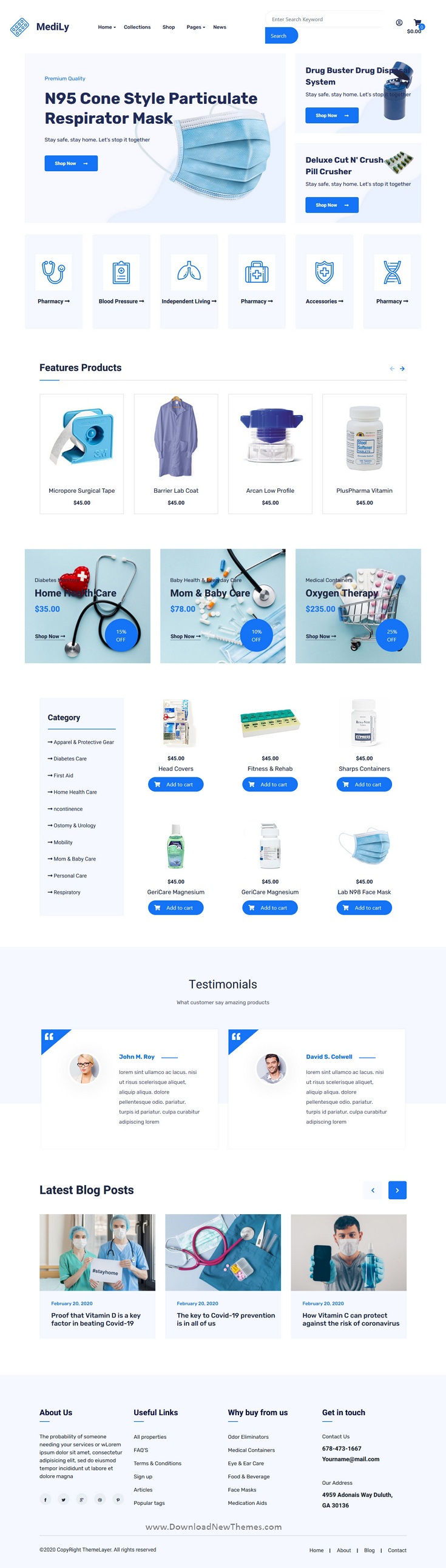 Medical HTML Template