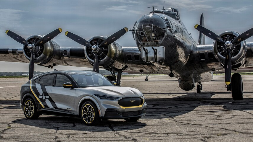 Custom Ford Mustang Mach-E Honors WWII's Women Airforce Service Pilots