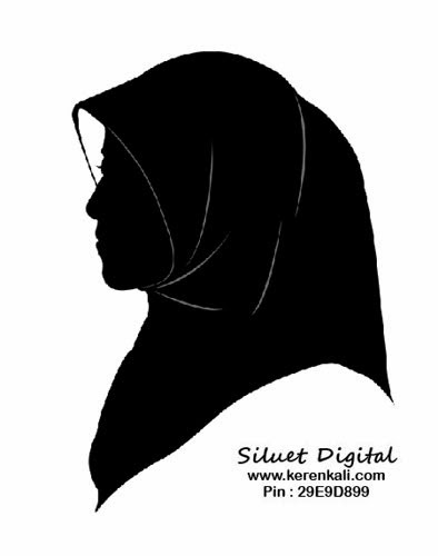 siluet wajah pakai jilbab example Themes Hive 
