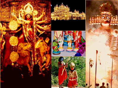 Dussehra Pooja , eassy , facts ,story , meanning in hindi 