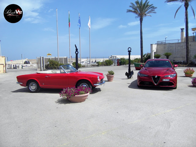 Salento V12 alfa romeo giulia quadrifoglio e fiat 124 spider campomarino di maruggio