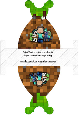 Minecraft Free Printable Boxes.