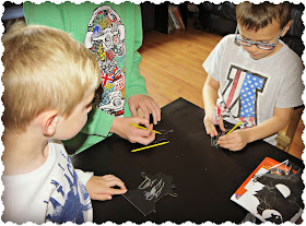 scratch art, halloween