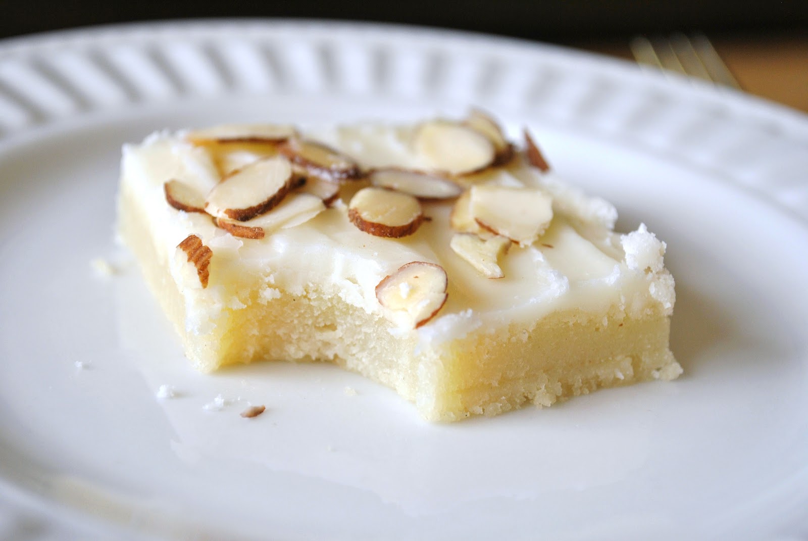 Kristin in Her Kitchen Almond  Sheet Cake  with Butter Frosting 