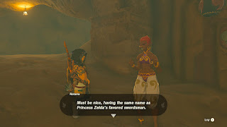 Rotana: "Must be nice, having the same name as Princess Zelda's favored swordsman."