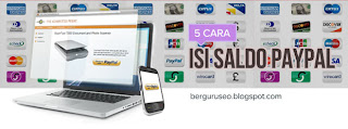 Cara Mengisi Saldo PayPal