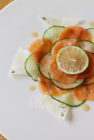 Fleur de Concombre au Saumon Fumé Citronné - Une Graine d'Idée