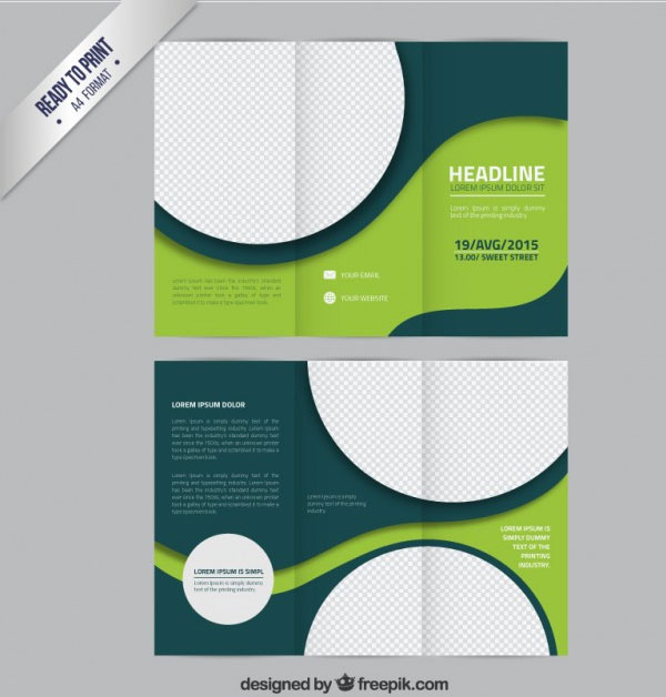 30 Template Desain  Brosur  Free Download Format Photoshop 