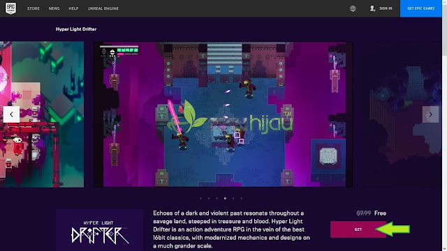 Hyper Light Drifter Halaman giveaway - Tech Hijau™