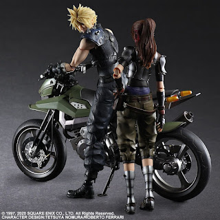 Final Fantasy VII Remake – Play Arts Kai Jessie and Bike, Rufus, Red XIII, y Jessie and Cloud Set.