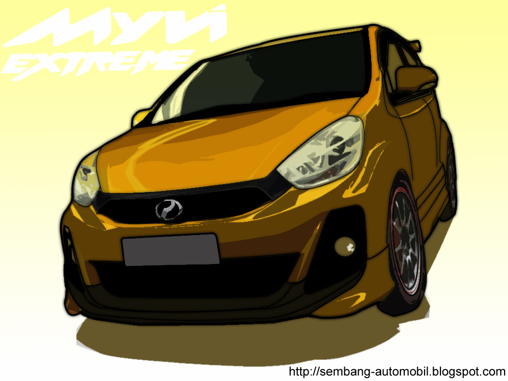 Sembang- Automobil: Myvi Extreme wallpaper