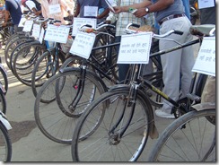 1 Bikes ready to rally with environmental messages