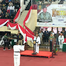 Putri Serma Ahmad Marullah Juara 1 Kyorugi Dalam Kejuaraan Taekwondo Pangkostrad Cup 2024