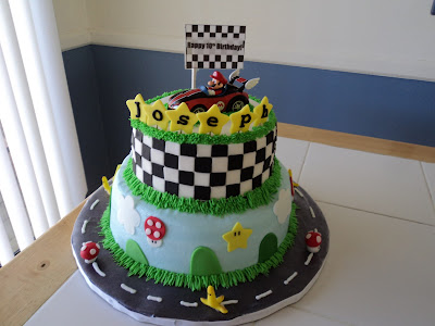 Mario Kart Birthday Cake on Sweetdesigns  Mario Kart Cake