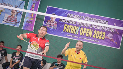 Pemain Luar Sumsel Turut Meriahkan Kejuaraan Bulutangkis Fathir Open 2023 di Muba