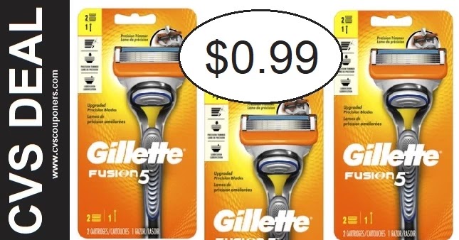 Cheap Gillette Fusion5 Men's Razor at CVS