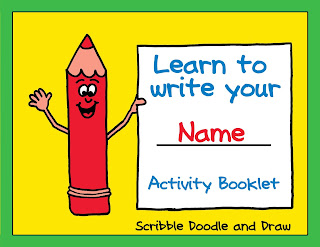 Learn to write your name activity booklet