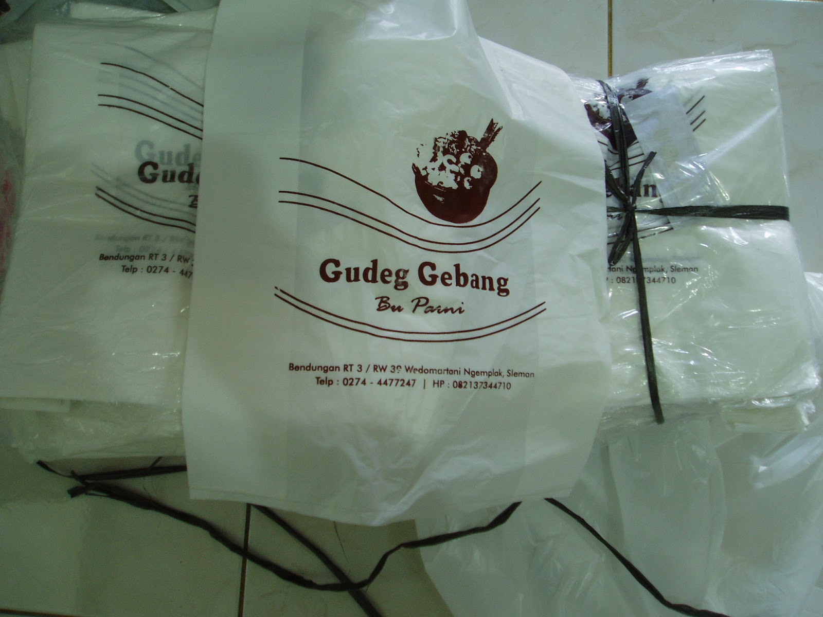 Cleon offset Sablon  plastik  murah Harga  cetak  kantong 