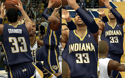 NBA 2K13 Indiana Pacers Away Jersey Patch