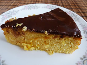 pastel de naranja y almendras