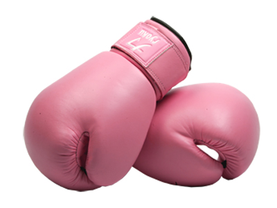 The boxing gloves