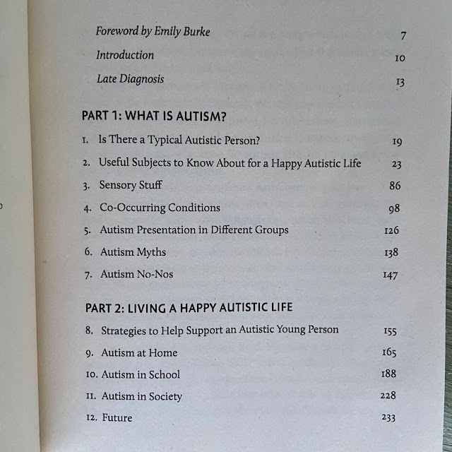 Index showing parts 1 and 2, what is autism and living a happy autistic life