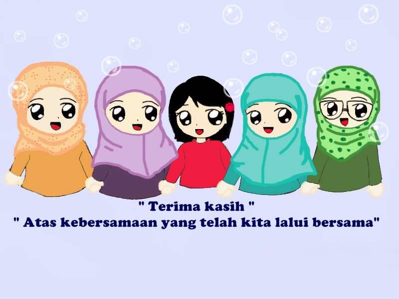 12 Kartun  Persahabatan Muslimah  Anak Cemerlang