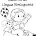 Capa Caderno de Língua Portugesa Infantil