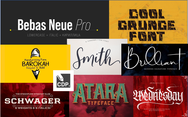 15 jenis font  yang digunakan oleh para desain  grafis  