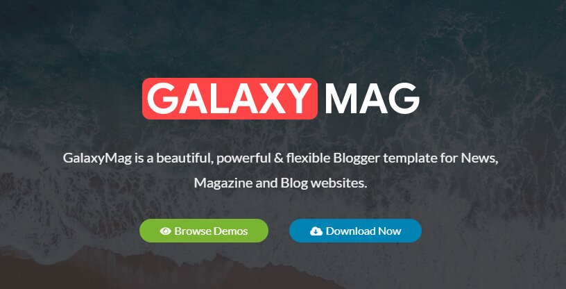 GalaxyMag Blogger Template