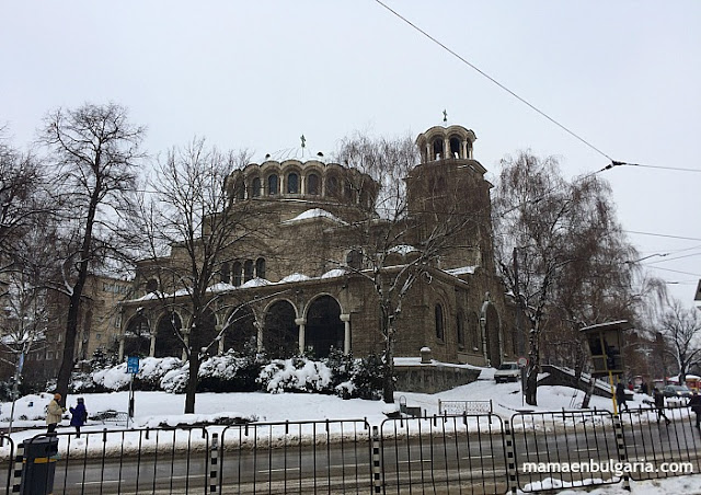 Catedral Svetá Nedelia invierno nieve