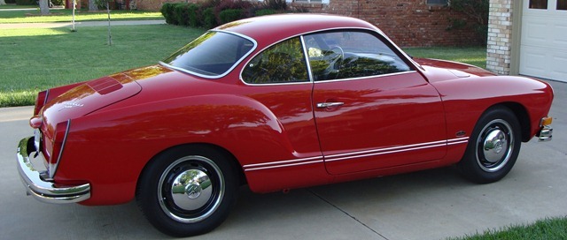 Red Karmann Ghia