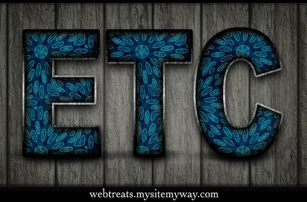 Blue Retro Grunge Text Effect