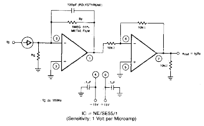     Simple Current-to-voltage converter