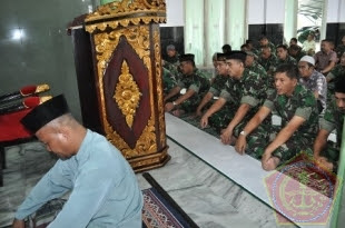 Do’a Bersama Dalam Rangka HUT Kodam II/Sriwijaya