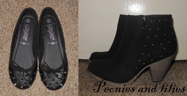 New look, New look studded ballet pumps, New look studded flats, New look boots, New look studded boots, New look studded ankle boots