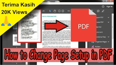 How to Change Page Setup in PDF