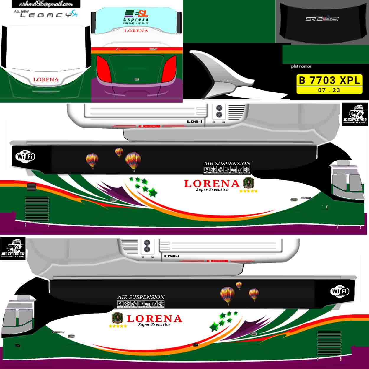 livery bussid arjuna xhd lorena