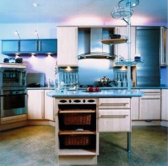 Kitchen Design Blue on Kitchens Pro Blue Kitchen Design
