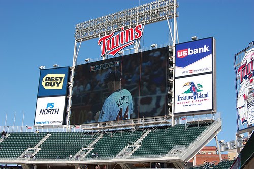 target field seating view. target field seating