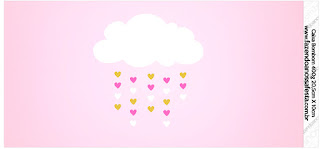 Blesing Rain for Girls Free Printable Candy Bar Labels.