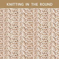 #EasyToKnit Slip Stitch Knitting 28 in the round