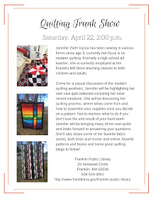 Franklin Library: Quilting Trunk Show - April 22 - 2:00 PM
