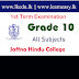 Grade 10 - All Subjects (English Medium) - First Term - Jaffna Hindu College