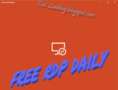 Free RDP Daily, Free RDP, Free RDP Test Loading